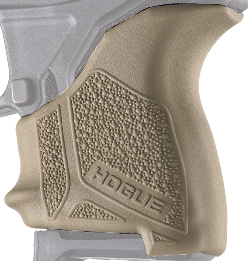 Hogue 18123 HandAll Beavertail Grip Sleeve made of Rubber with Textured Flat Dark Earth Finish for Ruger LCP II