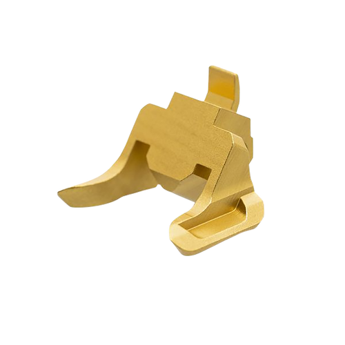 Tyrant CNC TDVP9EGOLD Extended Magazine Release  9mm/40 S&W Fits Heckler & Koch VP9/VP40 Gold Aluminum
