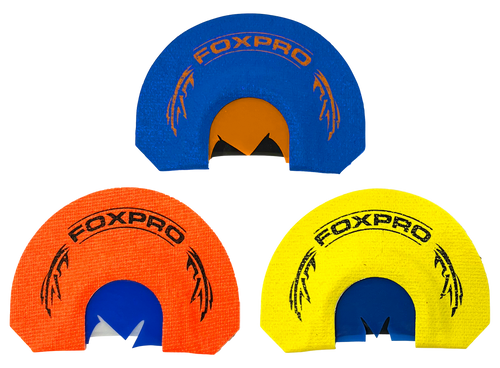 Foxpro CSSPURTKRCOMBO Spurtaker Combo Diaphragm Call Attracts Turkey Blue/Orange/Yellow 3 Pack