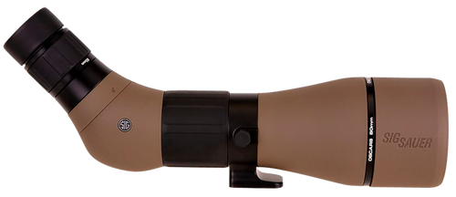 Sig Sauer Electro-Optics SOO82001 OSCAR8  Flat Dark Earth Rubber Armor 27-55x 80mm Angled Body