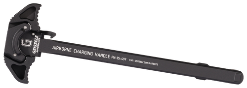 Geissele Automatics 05497B Airborne Charging Handle Black Aluminum Ambidextrous Hand