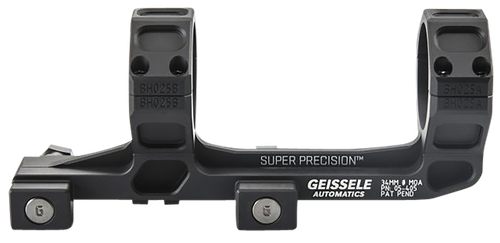 Geissele Automatics  AR15 Super Precision Scope Mount/Ring Combo Black Anodized