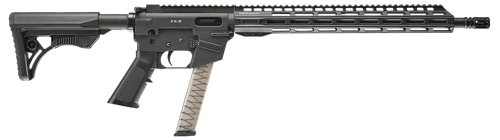 Freedom Ordance FX9R16 FX9R  9mm Luger 33+1 16" Black Anodized Barrel, Black Anodized Receiver w/Picatinny Rail, M-LOK Handguard, Leapers Adjustable Black Polymer Stock, B5 P Type Grip