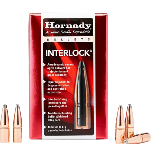 Hornady 2820 InterLock  7mm .284 139 gr Spire Point 100 Per Box/ 25 Case