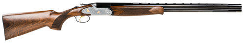 F.A.I.R. FRS6922028 SLX 692 Gold Full Size 20 Gauge Break Open 3" 2rd 28" Blued Over/Under Vent Rib Barrel, Silver Stainless Steel w/Gold Engraved Receiver, Fixed Walnut Stock, Right Hand