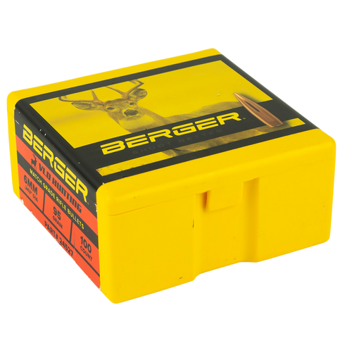 Berger Bullets 24527 VLD Hunting Long Range 6mm 95gr 100/Box