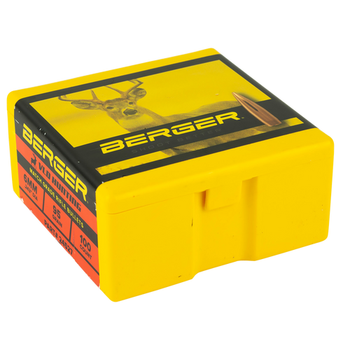 Berger Bullets 24527 VLD Hunting Long Range 6mm 95gr 100/Box