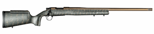 Christensen Arms 8010200701 Mesa Long Range 308 Win 4+1 16.25" Burnt Bronze Cerakote Threaded Barrel & Steel Drilled & Tapped Receiver, Green w/Black/Tan Webbing Adj Cheek Riser Polymer Stock