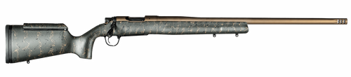 Christensen Arms 8010200701 Mesa Long Range 308 Win 4+1 16.25" Burnt Bronze Cerakote Threaded Barrel & Steel Drilled & Tapped Receiver, Green w/Black/Tan Webbing Adj Cheek Riser Polymer Stock