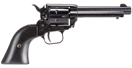 Heritage Mfg RR22B4-BBK Rough Rider  22 LR 6 Shot 4.75" Black Oxide Alloy Steel Barrel, Black Zinc Alloy Frame, Black Oxide Cylinder, Black Laminate Wood Grip