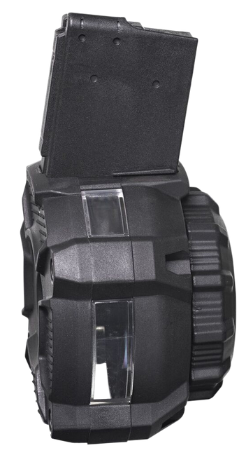 ProMag DRMA24 Standard  65rd Drum w/ Capacity Window 223 Rem/5.56x45mm Fits AR-15 Black DuPont Zytel Polymer