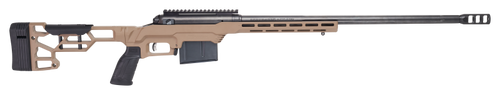 Savage Arms 57697 110 Precision 300 Win Mag 5+1 24", Matte Black Rec/Barrel, Flat Dark Earth Cerakote MDT LSS XL Chassis, Polymer Grip, Left Hand