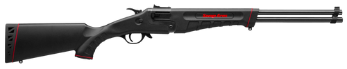 Savage Arms 22434 42 Takedown Compact 22 LR/410 Gauge 1rd 20" Satin Black Sporter Barrel, Satin Black Carbon Steel Receiver, Matte Black Fixed Synthetic Stock, Ambidextrous