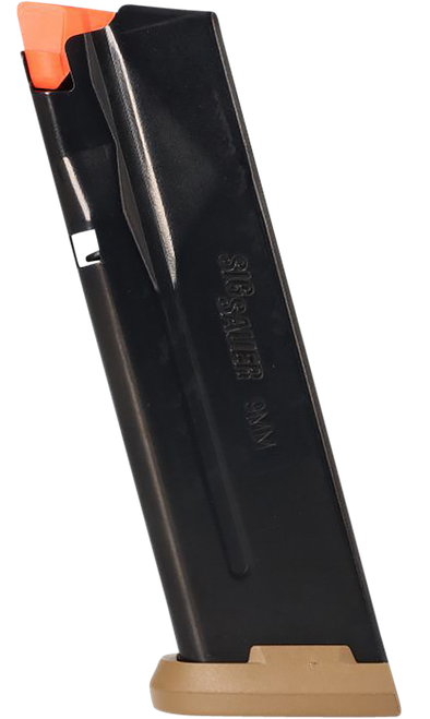 Sig Sauer 8901206 P365-XMACRO  17rd 9mm Luger Coyote Tan Floor Plate Fits All Sig P365 Models