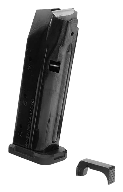 Shield Arms S15STARTERKITG3 S15 Magazine Gen 3 15rd 9mm Luger Compatible w/Glock 43/48 Black Steel
