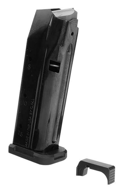 Shield Arms S15STARTERKITG3 S15 Magazine Gen 3 15rd 9mm Luger Compatible w/Glock 43/48 Black Steel