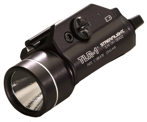 Streamlight 69110 TLR-1 Gun Light  Black Anodized 300 Lumens White C4 LED