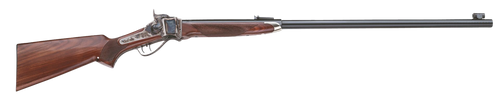 Taylors & Company 210144 Pedersoli 1874 Sharps Long Range 45-70 Gov 1rd 34" Blued Single Shot Barrel Half Octagon Barrel, Color Case Hardened Steel Receiver, Checkered Walnut Fixed Stock