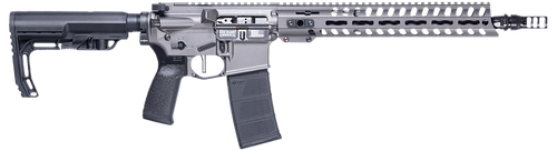 Patriot Ordnance Factory 02049 Minuteman  300 Blackout 30+1 13.75" Black Nitride Barrel/ Tungsten Cerakote Aluminum Receiver Picatinny Rail