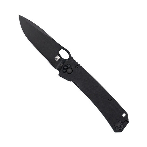 RAVEN FOLDER LINER LOCK 3.25" DPT D2 Blk-Titan