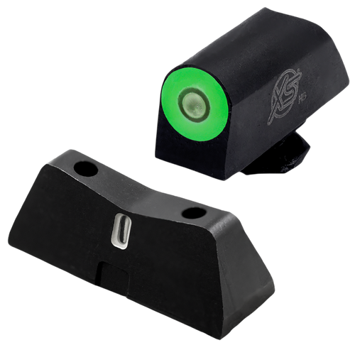 XS Sights GLX202S5G DXT2 Pro Night Sight Set Green Tritium Front/Black Oxide Frame Compatible w/Glock 42/43/43X/48