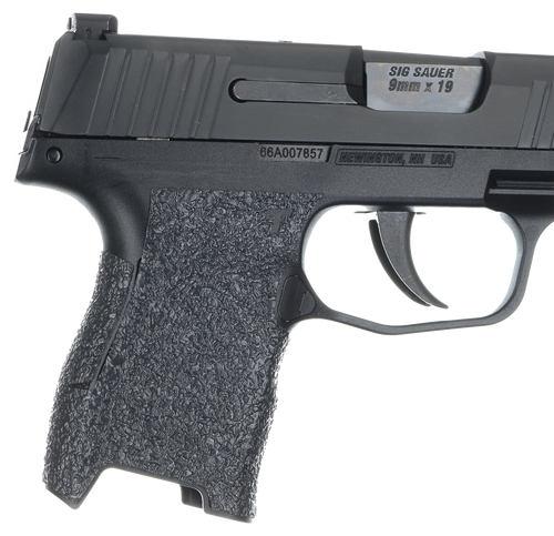 Talon Grips 001R Adhesive Grip  Textured Black Rubber for Sig Compact P320, P250, M17, M18 with Medium Grip Module