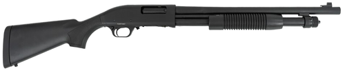 Tokarev USA 21000412 TX3 Hammer Full Size 12 Gauge Pump 3" 5+1 18.50" Black Chromate Cylinder Bore Barrel, Black Anodized Drilled & Tapped Receiver, Fixed Black Synthetic Stock