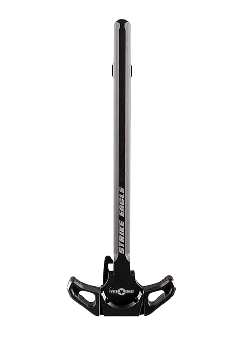 Patriot Ordnance Factory 01543 Strike Eagle Charging Handle AR-10 Black Anodized Aluminum, Ambidextrous