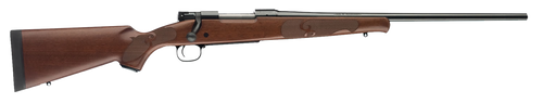 Winchester Guns 535201212 Model 70 Featherweight Compact 243 Win Caliber with 5+1 Capacity, 20" Barrel, Brushed Polish Blued Metal Finish & Satin Walnut Fixed Feather Checkered Stock Right Hand