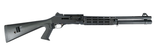 MAC 21000183 Agency Tradesman 1014 12 Gauge Semi-Auto 3" 5+1 18.50" Black Chromate Ported Barrel, Aluminum Receiver w/Picatinny Rail, M-LOK Handguard, Black Fixed w/Pistol Grip Synthetic Stock