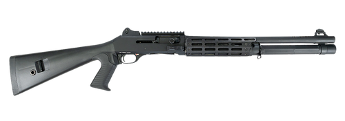 MAC 21000183 Agency Tradesman 1014 12 Gauge Semi-Auto 3" 5+1 18.50" Black Chromate Ported Barrel, Aluminum Receiver w/Picatinny Rail, M-LOK Handguard, Black Fixed w/Pistol Grip Synthetic Stock