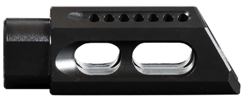 Yankee Hill 26MBA Slant Muzzle Brake Black Steel with 1/2"-28 tpi Threads & 2.50" OAL for 5.56x45mm NATO AR-Platform