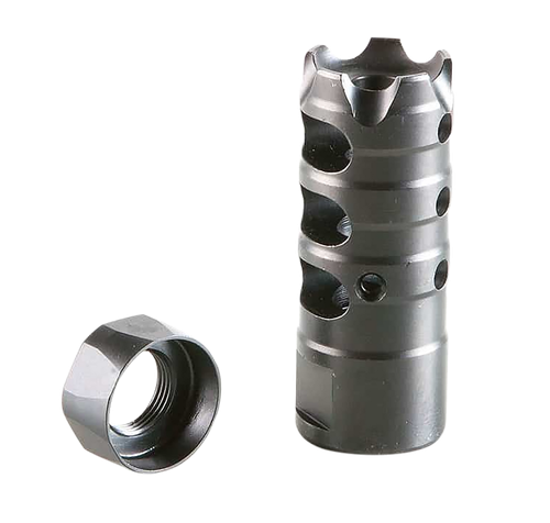 Patriot Ordnance Factory 00309 Triple Port Muzzle Brake Black Nitride 5/8"x24 Thread, 308 Win 7.62x51mm NATO