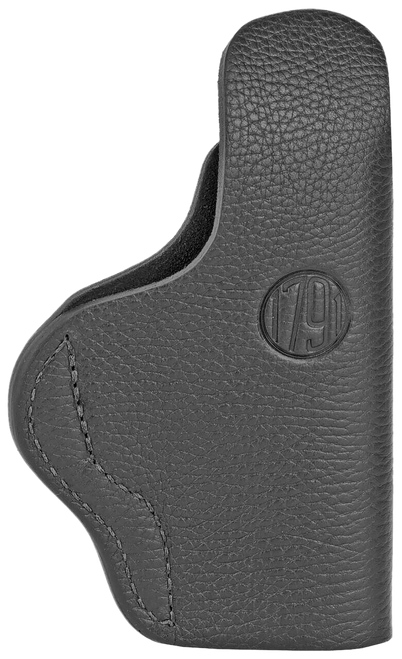 1791 Gunleather SCH4NSBL SCH  IWB Size 04 Night Sky Black Leather Belt Clip Compatible w/Glock 17/S&W M&P Shield/Springfield XD Left Hand