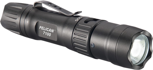 Pelican 7100 Tactical Flashlight  Black Anodized 33/348/695 Lumens White LED
