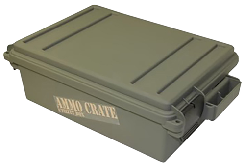 MTM Case-Gard ACR418 Ammo Crate Utility Box 12 Gauge Army Green Polypropylene