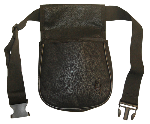 Bob Allen 23284 Classic Divided Shell Pouch Leather 50rd Belt Mount 26-50" Belt