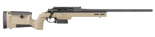 Larue Tactical LTKRGSIETE65CM23FDE 6.5 Creedmoor 23" Threaded Barrel, Picatinny Rail Receiver, Larue KRG Bravo Gray Polymer Chassis