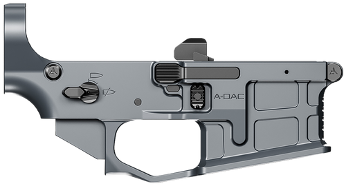 Radian Weapons R0388 A-DAC 15 Lower Receiver Gray, Fully Ambi Controls, Talon 45/90 Safety, Ext. Bolt Catch, Left-Side Mag Release, Right-Side Bolt Release, Enhanced Takedown Pins