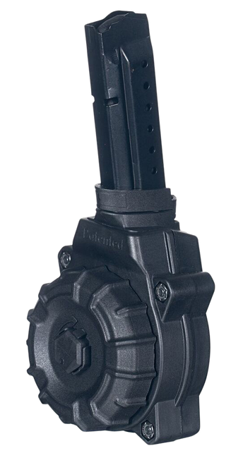 ProMag DRMA27 Standard  30rd Drum 9mm Luger Compatible w/ Glock 17/19 Black DuPont Zytel Polymer