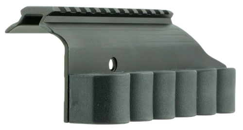 TacStar 1081029 SideSaddle Rail Mount Mossberg 500/590 12 Gauge 6rds Black Aluminum