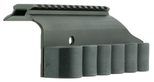 TacStar 1081029 SideSaddle Rail Mount Mossberg 500/590 12 Gauge 6rds Black Aluminum