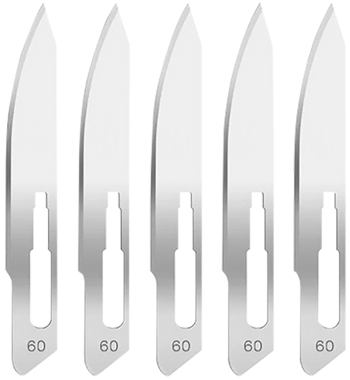 Hogue 35886 Expel Replacement Blades High Carbon Steel Blade #60 5 Blades