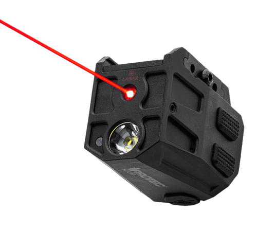Alliance Consumer Group IPRMLT0004 MYCRO Rail Mount Light Matte Black PA66 Nylon 50/150/300 Lumens Red Laser