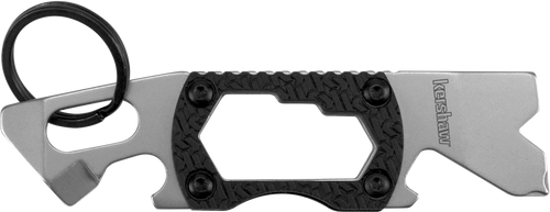 Kershaw 8810X PT-2  Silver 3CR13 Steel Bead Blasted Fixed 3.25" Long Black K Textured Glass-Filled Nylon Handle