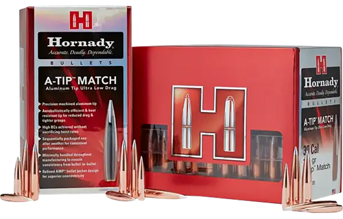Hornady 33389 A-Tip Match 338 Cal .338 300 gr A Tip Match 100 Per Box/ 10 Case