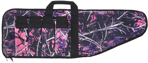 Bulldog MDG1038 Extreme Tactical  38" Muddy Girl Camo Water-Resistant Nylon, Black Trim, Tricot Lining, 4 External Velcro Magazine Pouches, Soft Padding