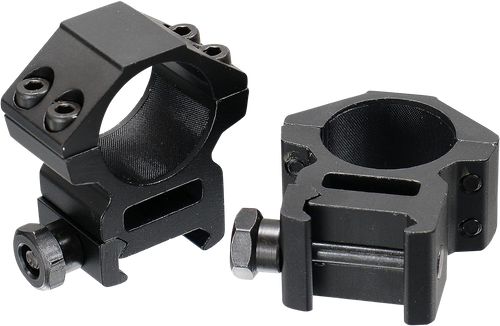 UTG RGWM25M4 Accushot Scope Rings  Black Anodized 1" Medium