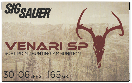 Sig Sauer V3006SP16520 Venari  30-06Springfield 165gr Soft Point 20 Per Box/10 Case