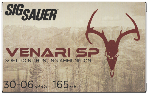 Sig Sauer V3006SP16520 Venari  30-06Springfield 165gr Soft Point 20 Per Box/10 Case